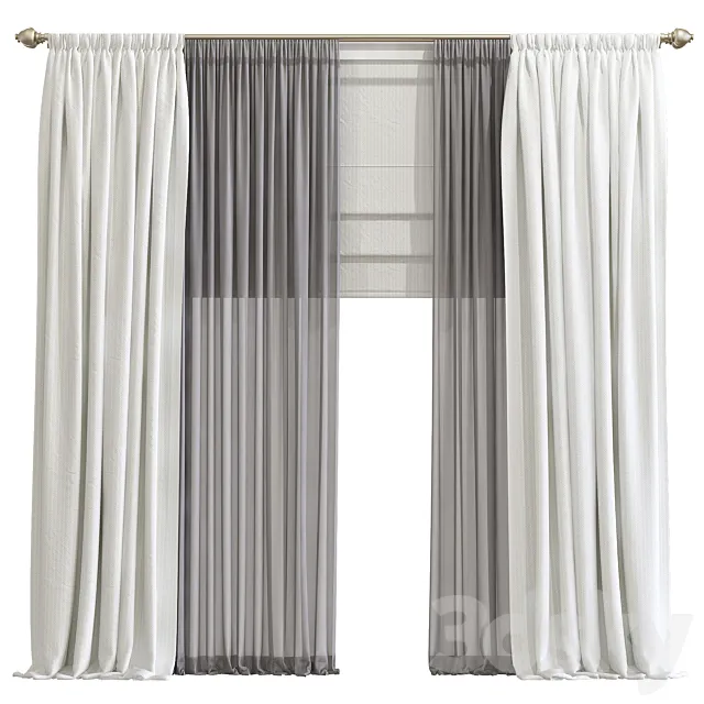 Curtain #127 3D Model