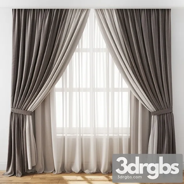 Curtain 127 3D Model Download