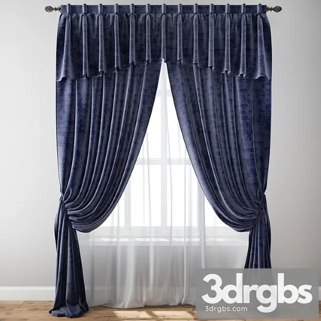 Curtain 128 3D Model Download