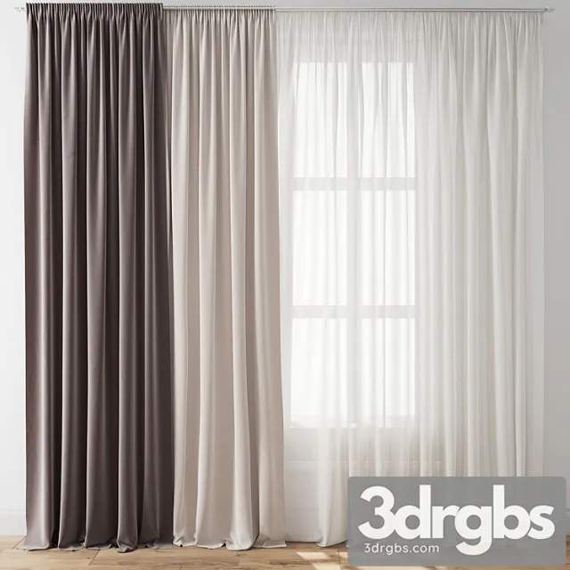 Curtain 129 1 3D Model Download