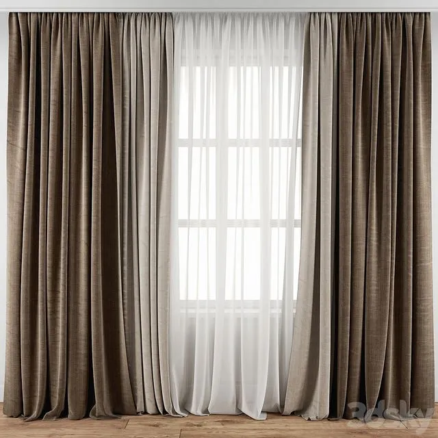 Curtain 136 3D Model