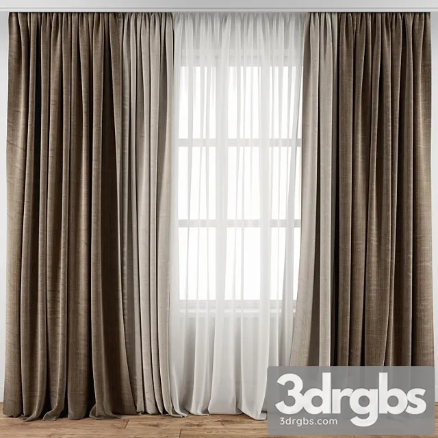 Curtain 136 3D Model Download