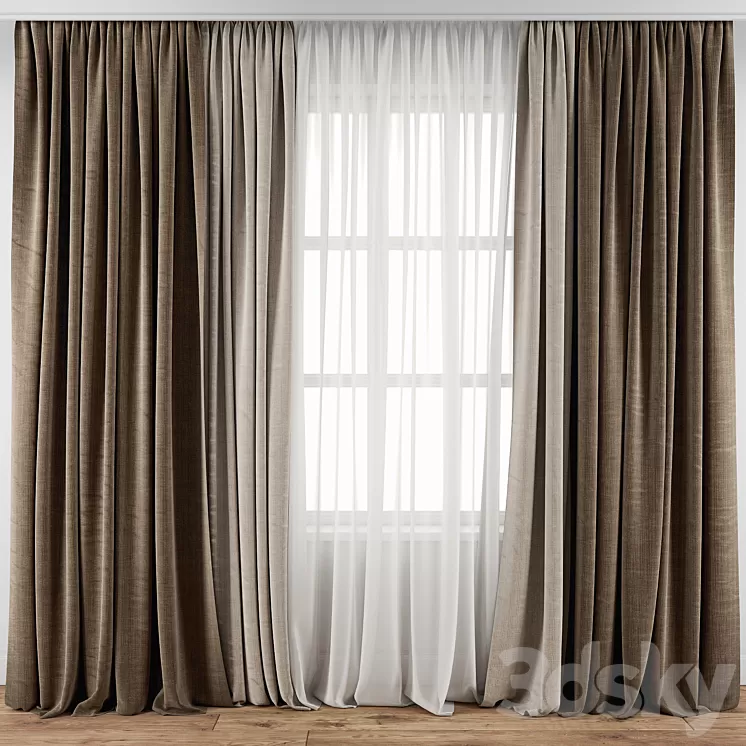 Curtain 136 3D Model Curtain 136 3D Model