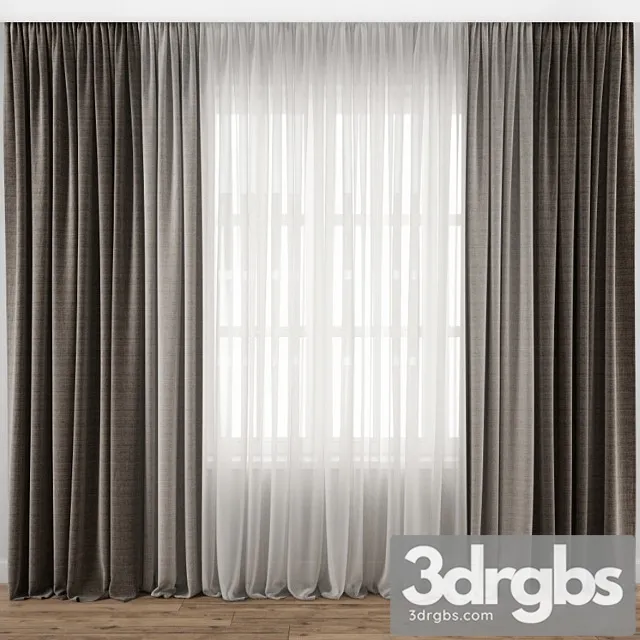 Curtain 138 3D Model Download