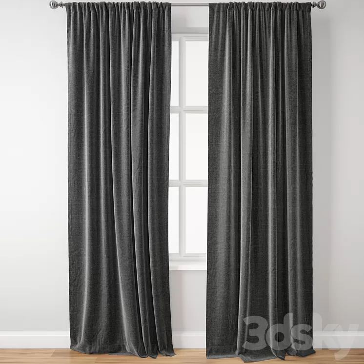 Curtain 140 3D Model Curtain 140 3D Model