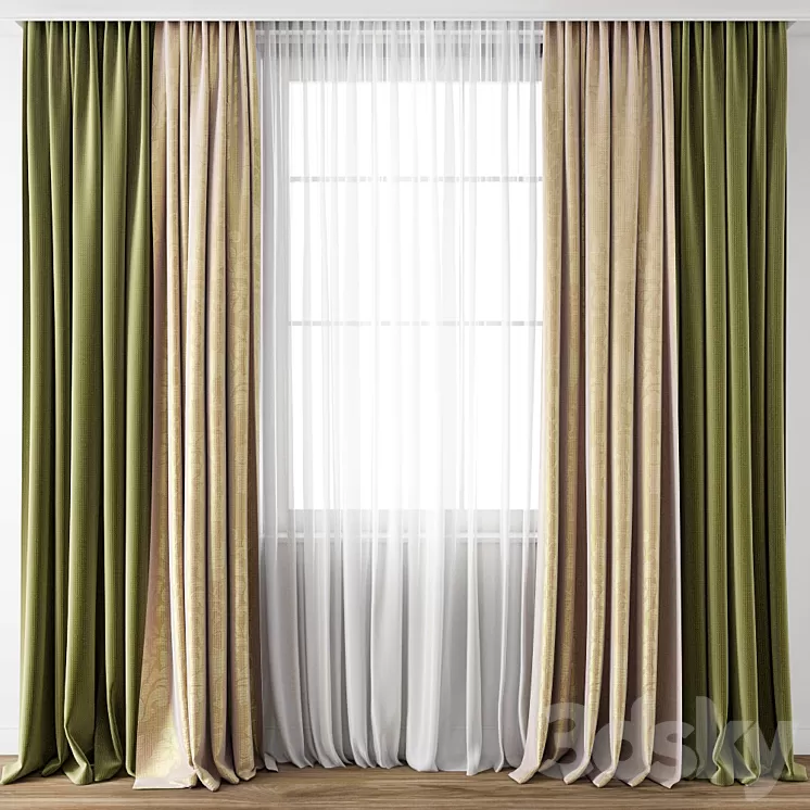 Curtain 145 3D Model Curtain 145 3D Model