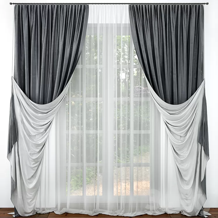 Curtain 15 3D Model