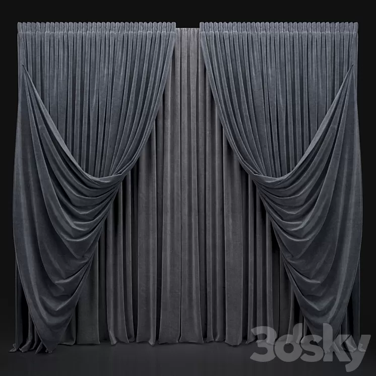 Curtain 152 3D Model Curtain 152 3D Model