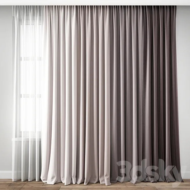 Curtain 153 3D Model Curtain 153 3D Model