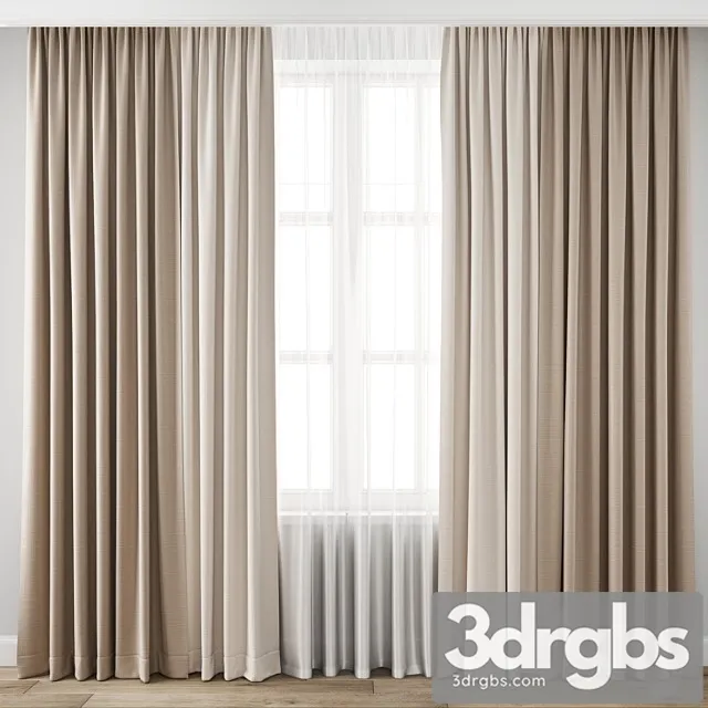 Curtain 159 1 3D Model Download