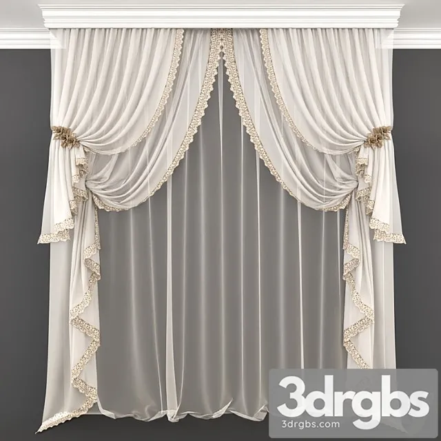Curtain 16 3D Model Download