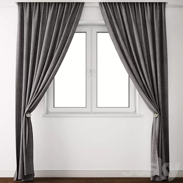 Curtain 16 3D Model