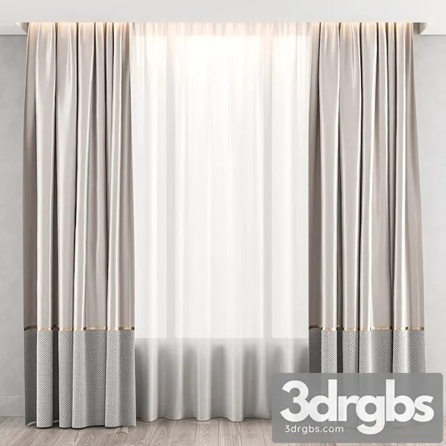 Curtain 169 3D Model Download