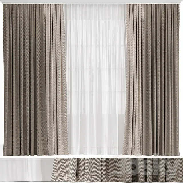 Curtain 16_ Curtains 3D Model Curtain 16_ Curtains 3D Model
