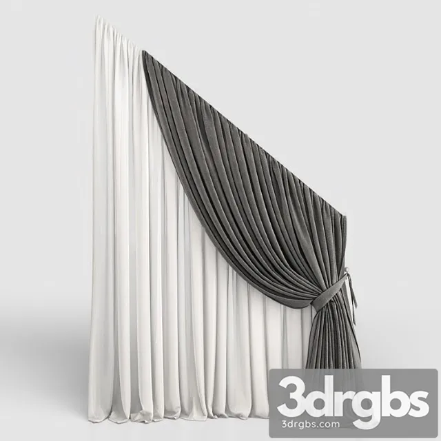 Curtain 17 3D Model Download