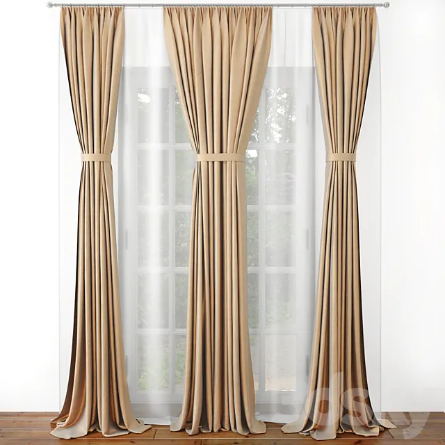 Curtain 18 3D Model