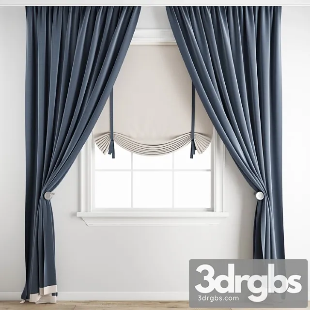 Curtain 182 1 3D Model Download