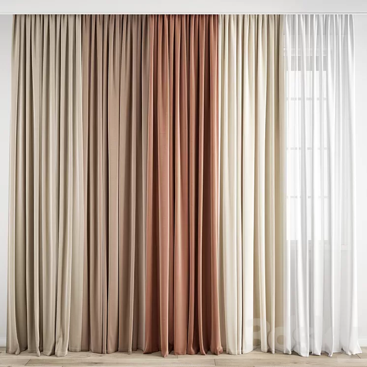 Curtain 184 3D Model Curtain 184 3D Model