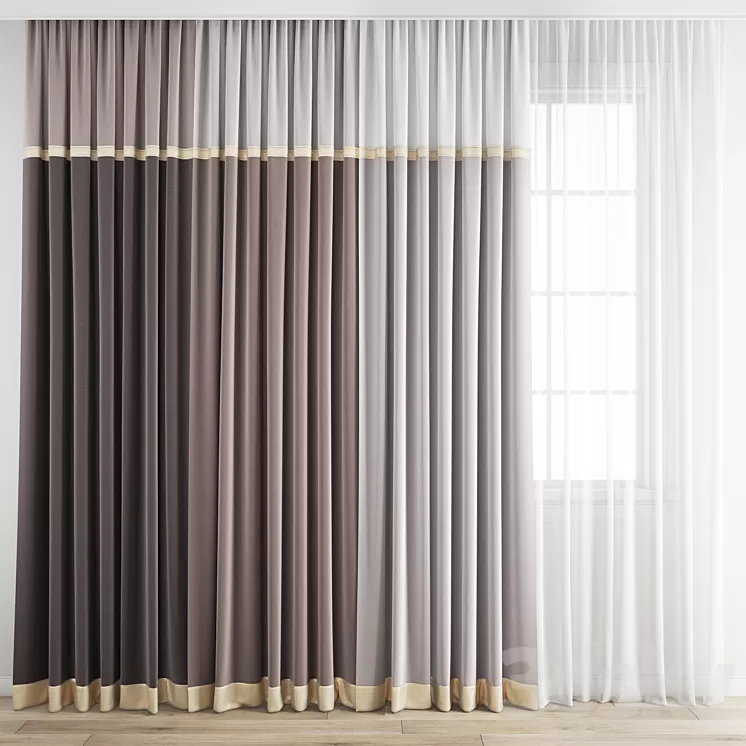 Curtain 187 3D Model Curtain 187 3D Model