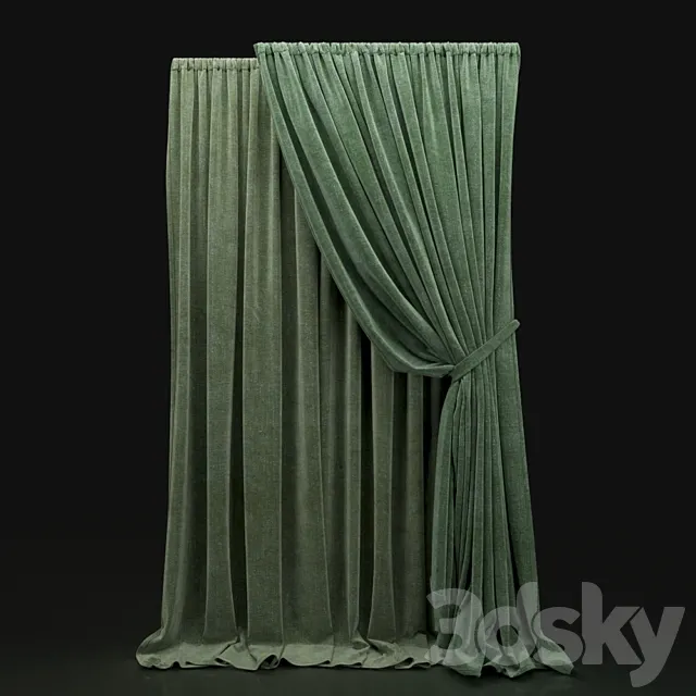 Curtain 19 3D Model Curtain 19 3D Model
