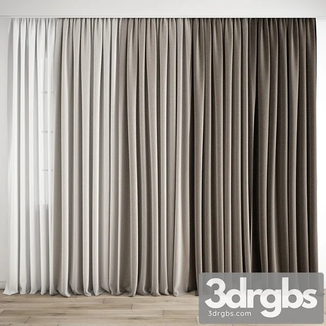 Curtain 194 3D Model Download