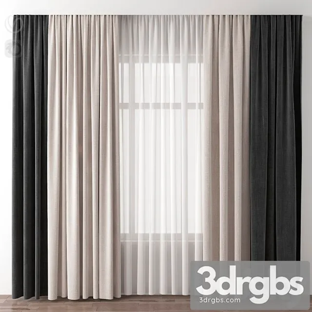 Curtain 2 3D Model Download