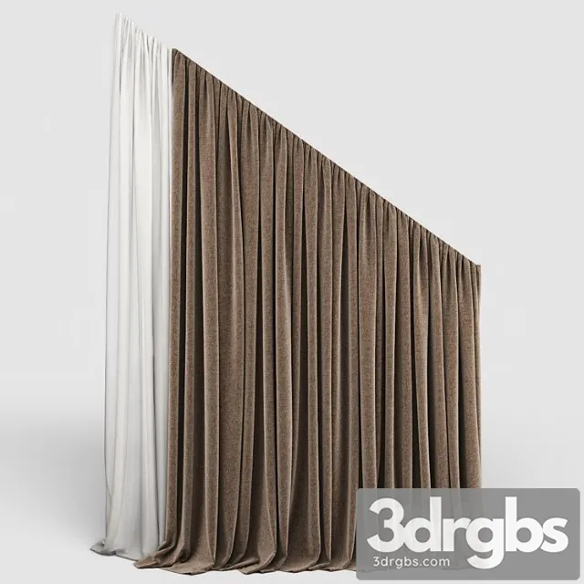 Curtain 20 1 3D Model Download