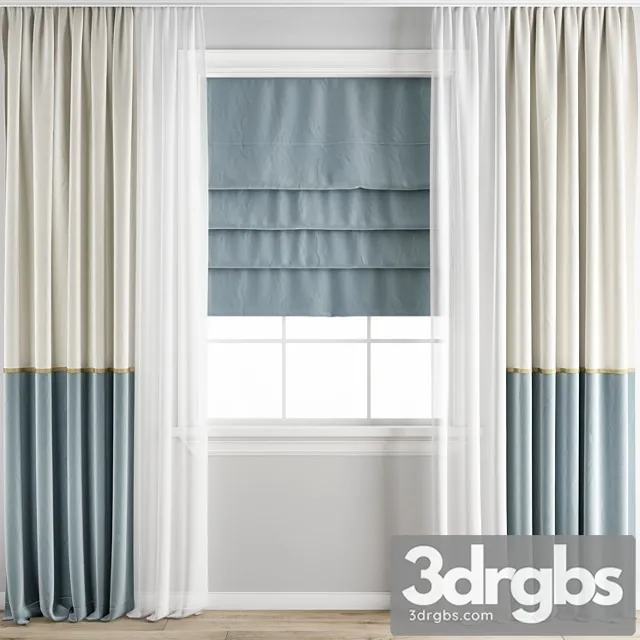 Curtain 202 1 3D Model Download