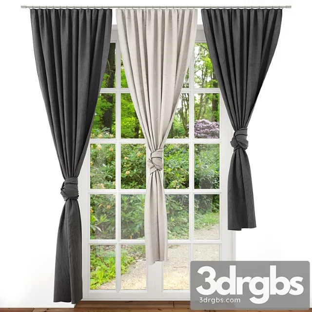 Curtain 202 3D Model Download