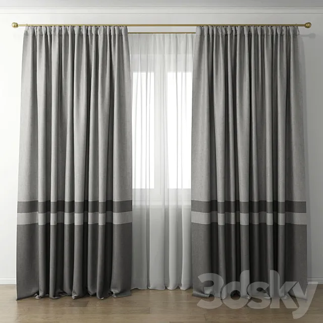 Curtain 21 3DModel Curtain 21 3DModel