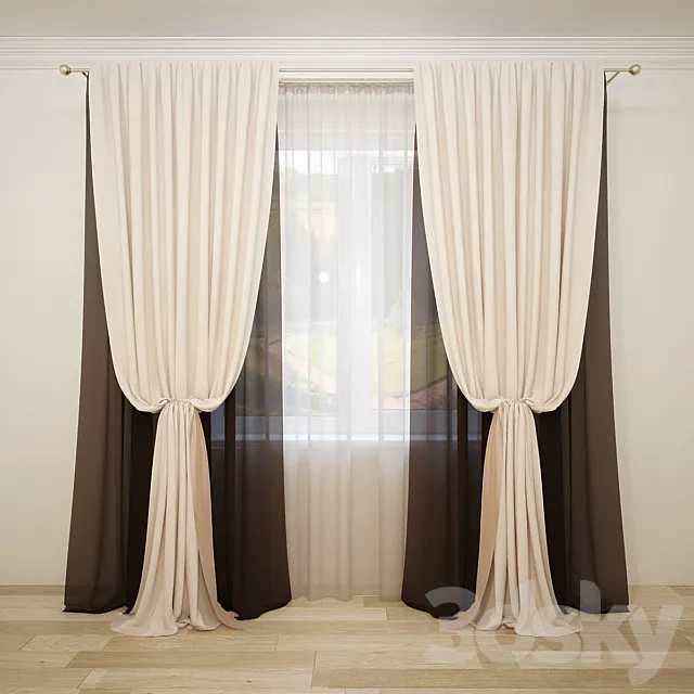 Curtain-22 3D Model Curtain-22 3D Model