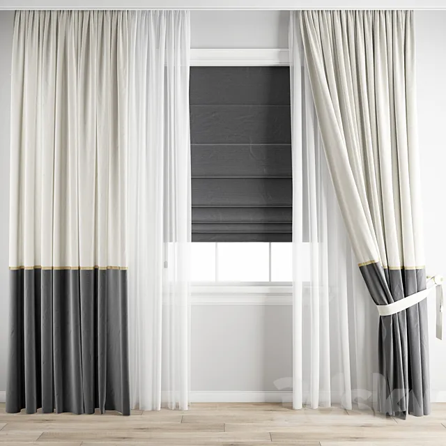 Curtain 225 3D Model