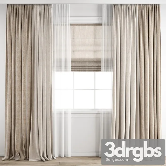 Curtain 229 3D Model Download