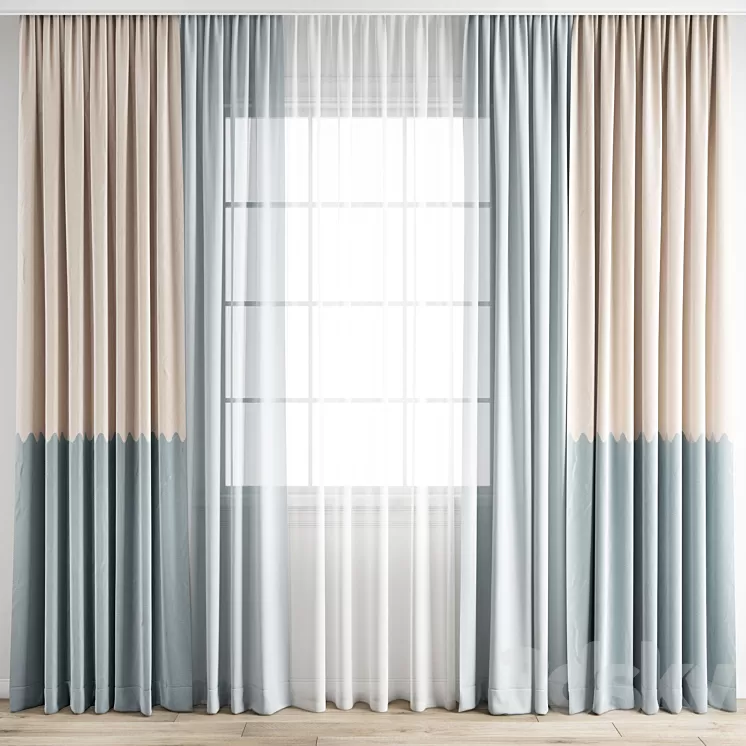 Curtain 233 3D Model Curtain 233 3D Model