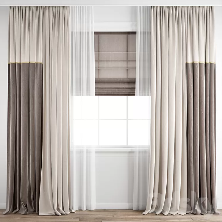 Curtain 235 3D Model Curtain 235 3D Model