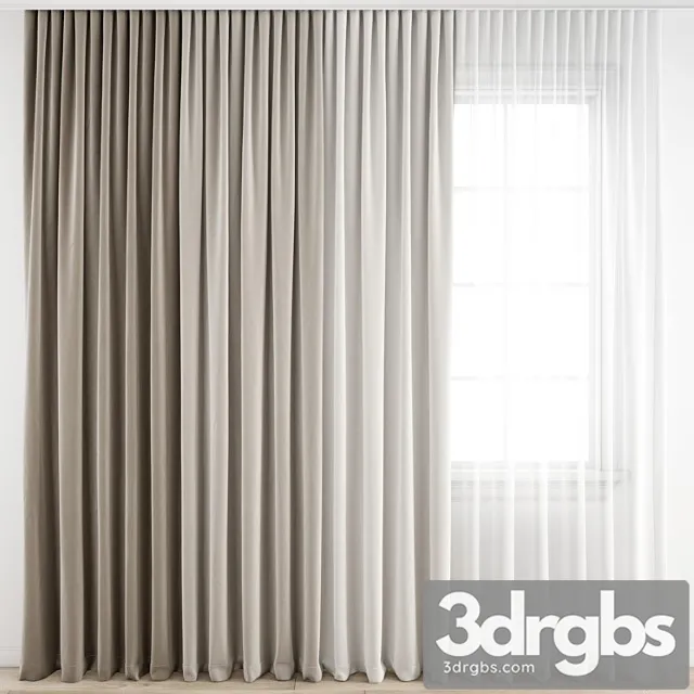 Curtain 237 3D Model Download