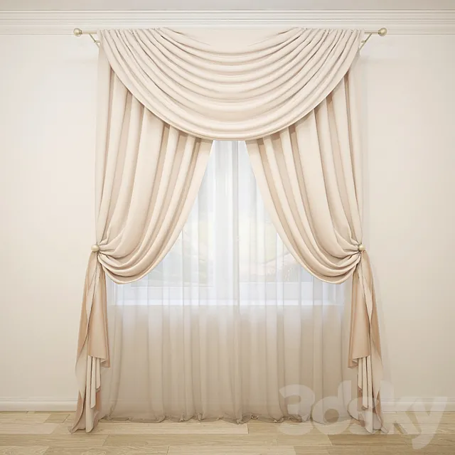 Curtain-24 3D Model Curtain-24 3D Model