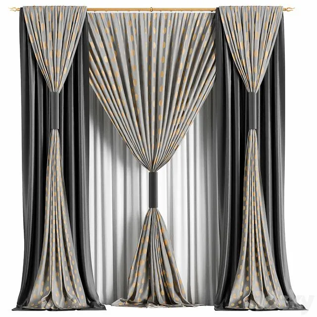 Curtain #24 3D Model