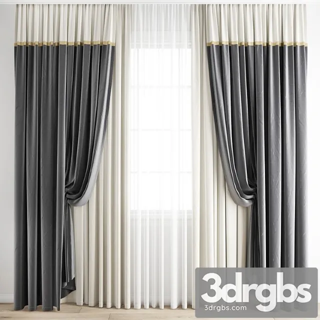 Curtain 245 3D Model Download