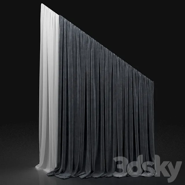 Curtain 256 3DModel Curtain 256 3DModel