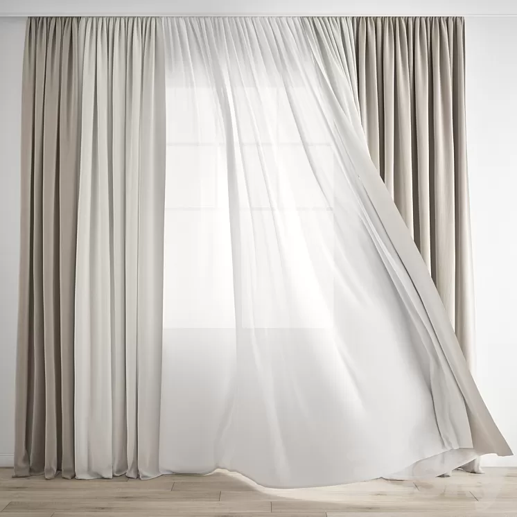 Curtain 266 3D Model Curtain 266 3D Model