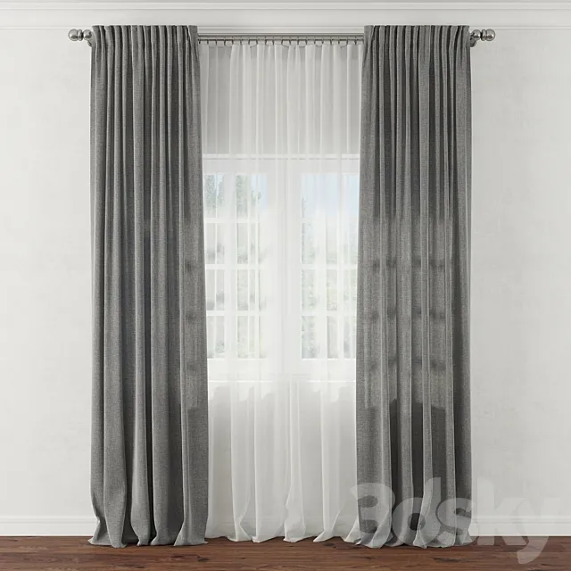 Curtain 27 3D Model Curtain 27 3D Model