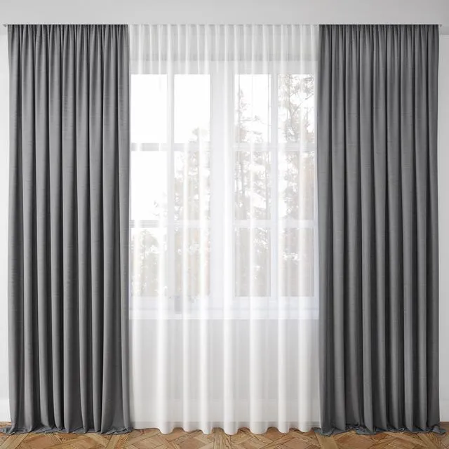 Curtain 27 3D Model
