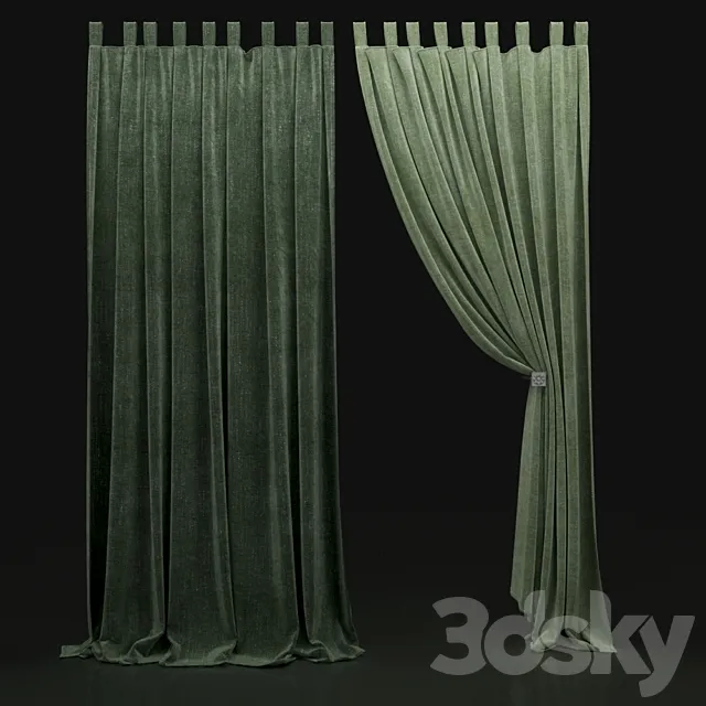 Curtain 279 3D Model Curtain 279 3D Model