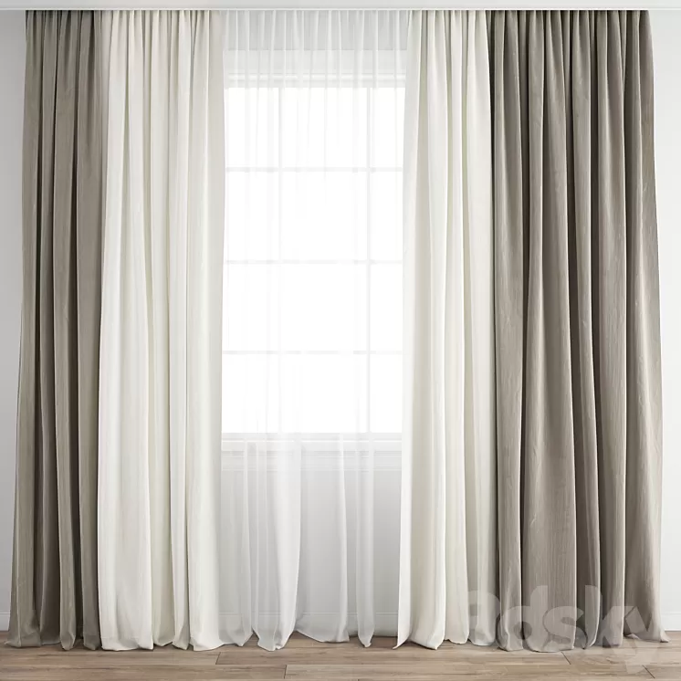 Curtain 279 3D Model Curtain 279 3D Model