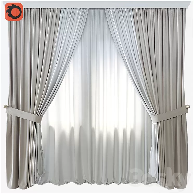 Curtain 28 3D Model Curtain 28 3D Model