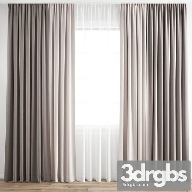 Curtain 280 1 3D Model Download