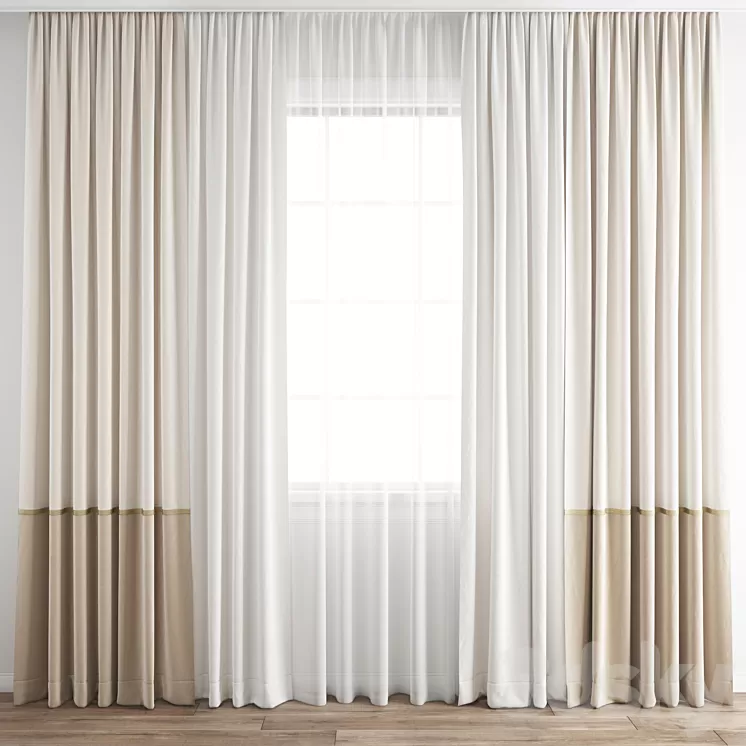 Curtain 281 3D Model Curtain 281 3D Model