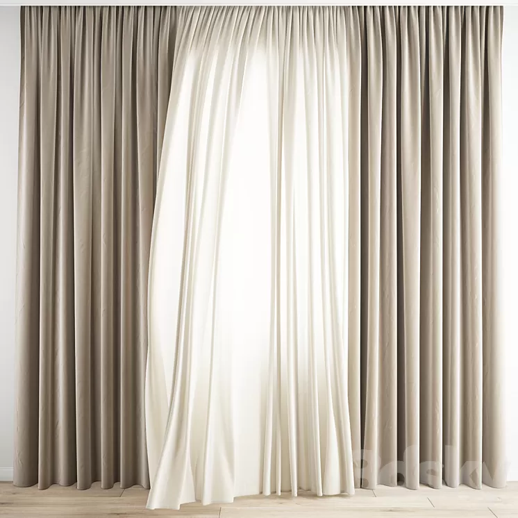 Curtain 287 3D Model Curtain 287 3D Model