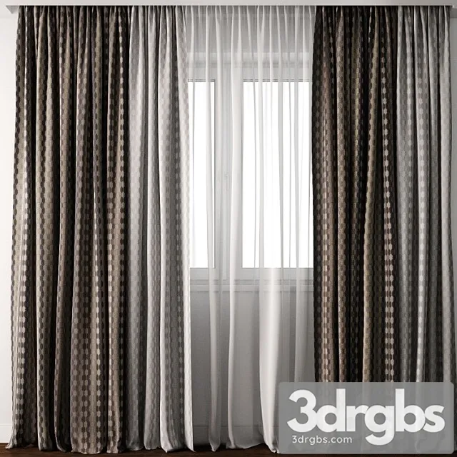 Curtain 29 3D Model Download